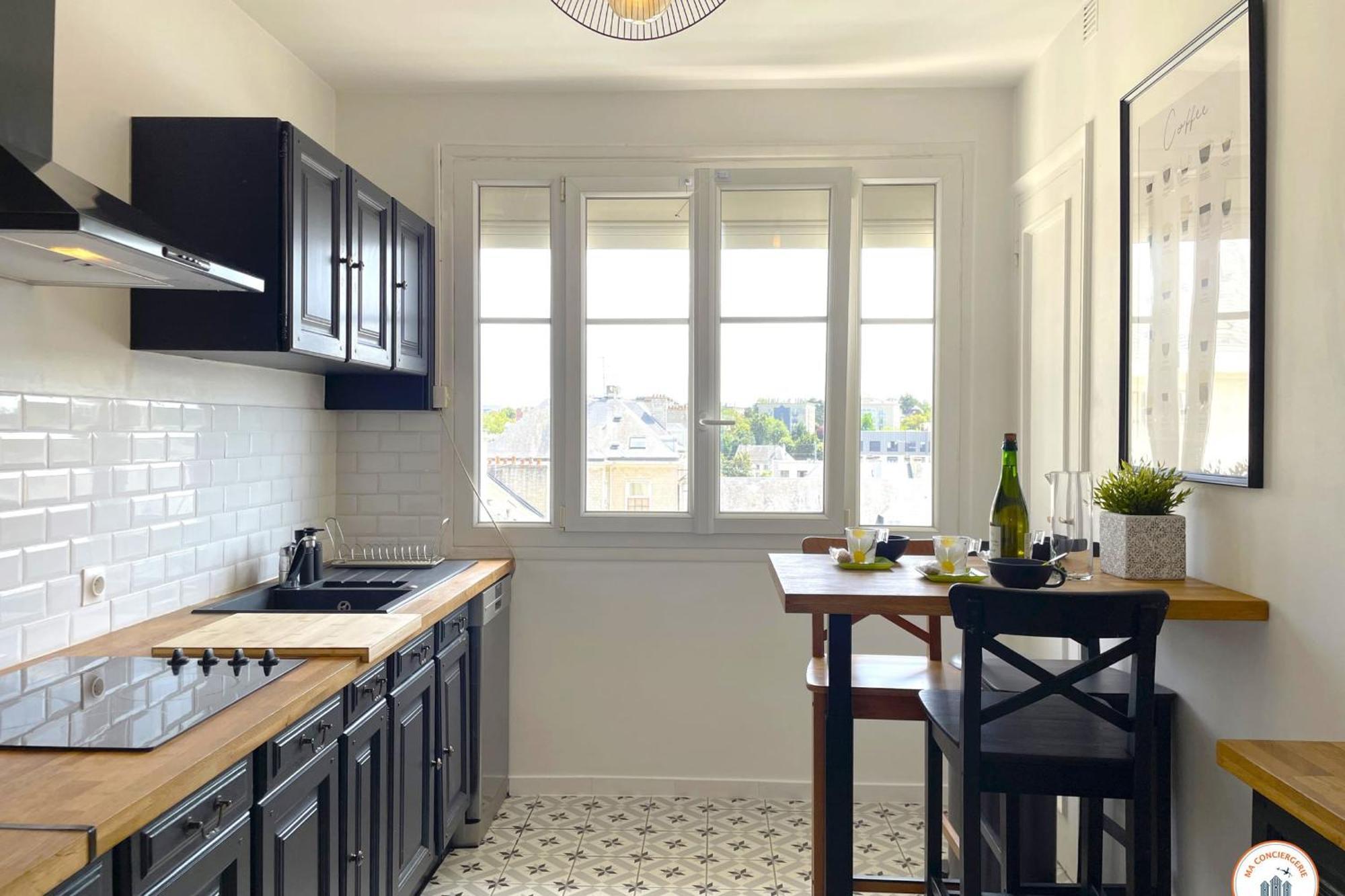Le Penthouse - Vue Centre Ville, Proche Gare Sncf Caen Luaran gambar