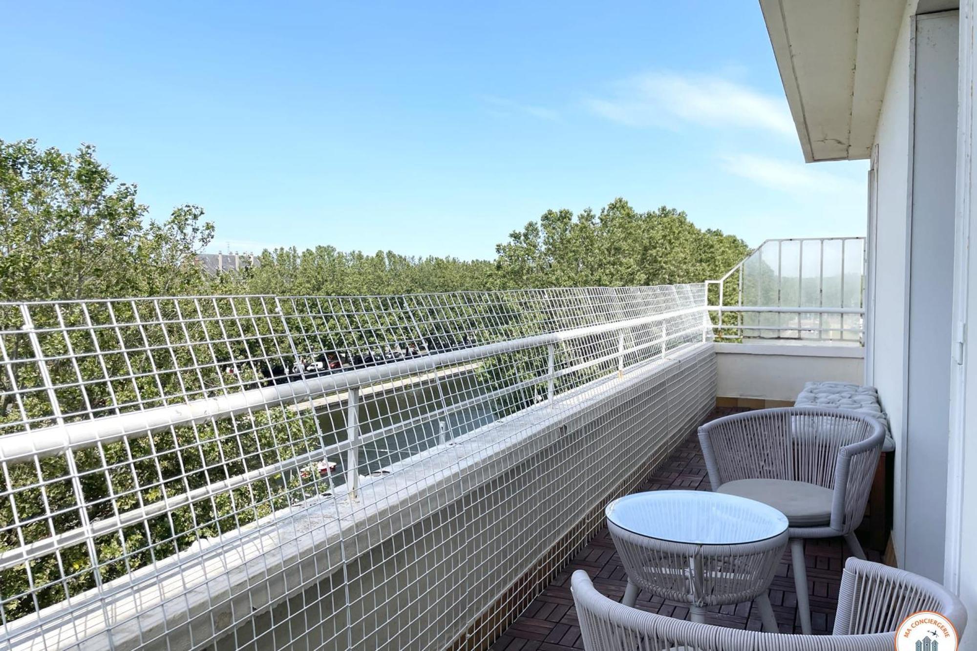 Le Penthouse - Vue Centre Ville, Proche Gare Sncf Caen Luaran gambar